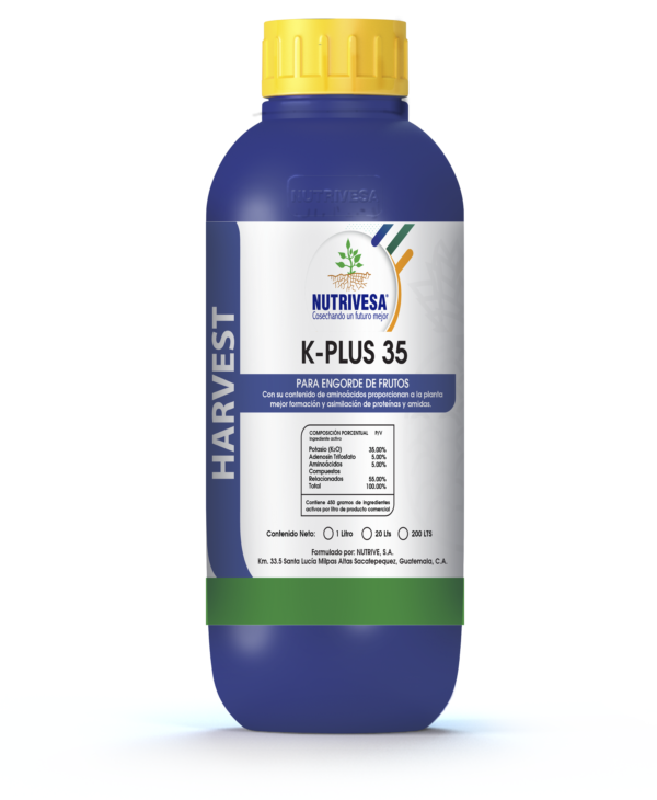 K-Plus 35 Litro - Fertilizante Foliar | Nutrivesa
