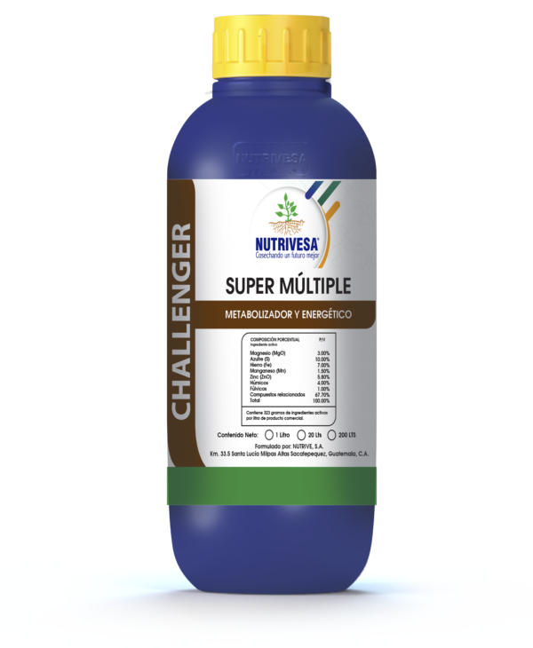 Súper Múltiple Y 1 Litro - Fertilizante Foliar | Nutrivesa