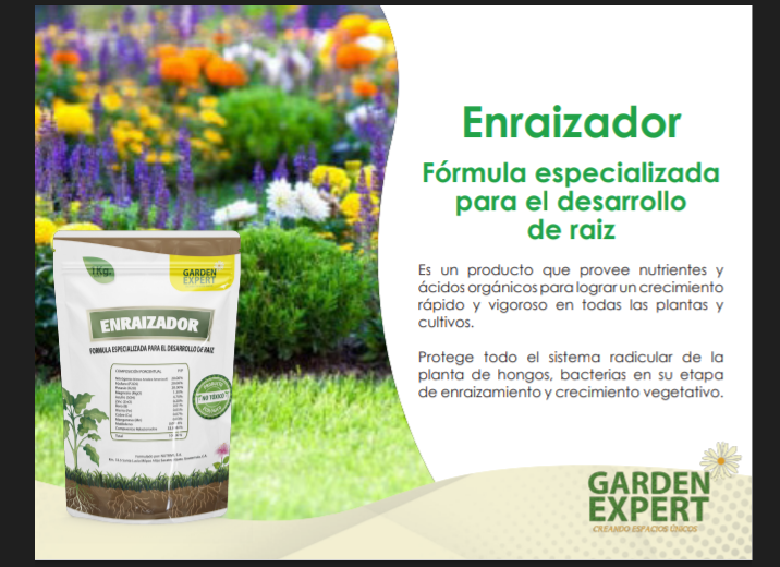 Enraizador 1 Kilo 1 Kg - Garden Expert | Nutrivesa