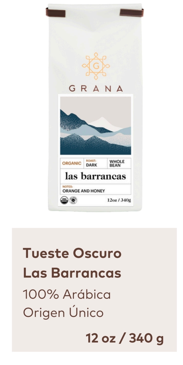 Café La Grana Guatemala Tueste Oscuro Orgánico Las Barracas| 100% Arábica En Grano - Café Guatemalteco