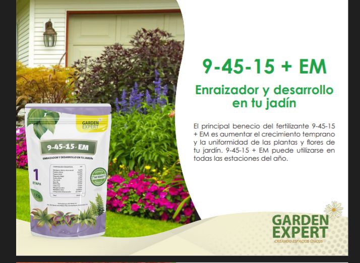 Garden Expert9-45-15/Enraizador Iniciador