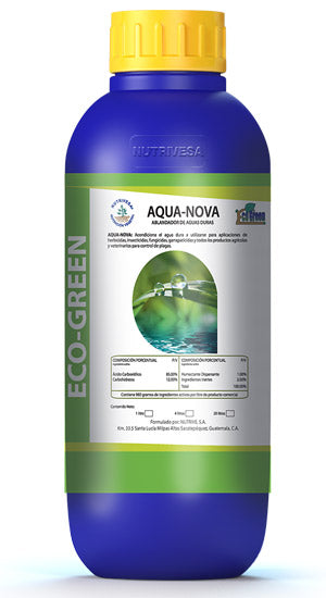 Aqua Nova SL 1 Litro - Acondicionador de Agua Dura para Agroquímicos | Nutrivesa