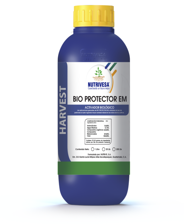 Bio Protector E.M 1 Litro - Fertilizante Foliar | Nutrivesa