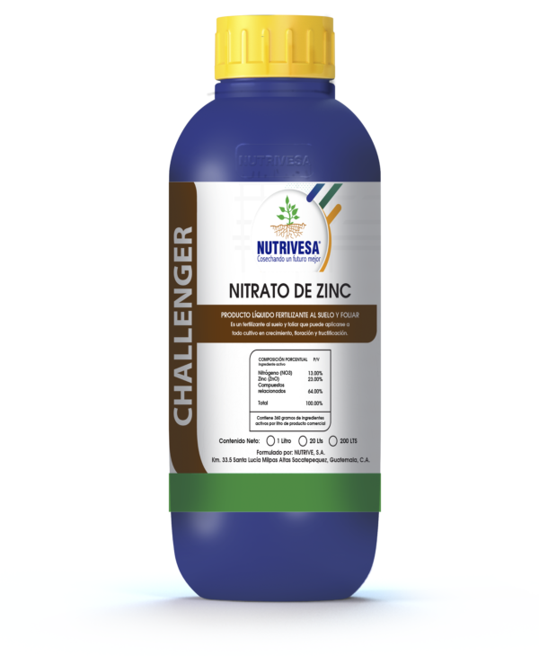 Nitrato Zink 1 Litro - Fertilizante al Suelo | Nutrivesa