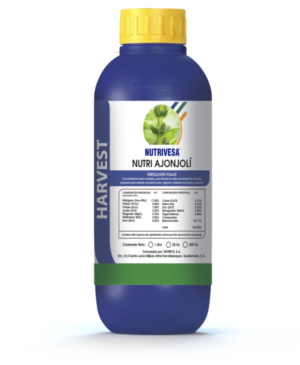 Nutri Ajonjolí 1 Litro - Fertilizante Foliar | Nutrivesa