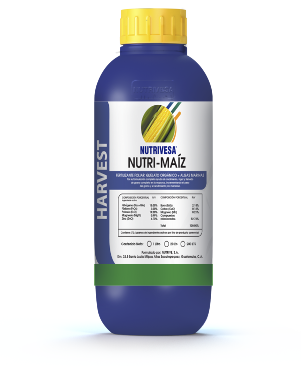 Nutri Maíz 1 Litro - Fertilizante Foliar | Nutrivesa