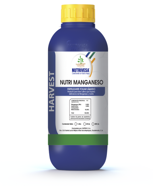 Nutri Manganeso FERTILIZANTE FOLIAR Litro | AgroTerra Guatemala