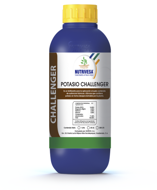 Potasio Challenger 1 Litro - Fertilizante al Suelo | Nutrivesa