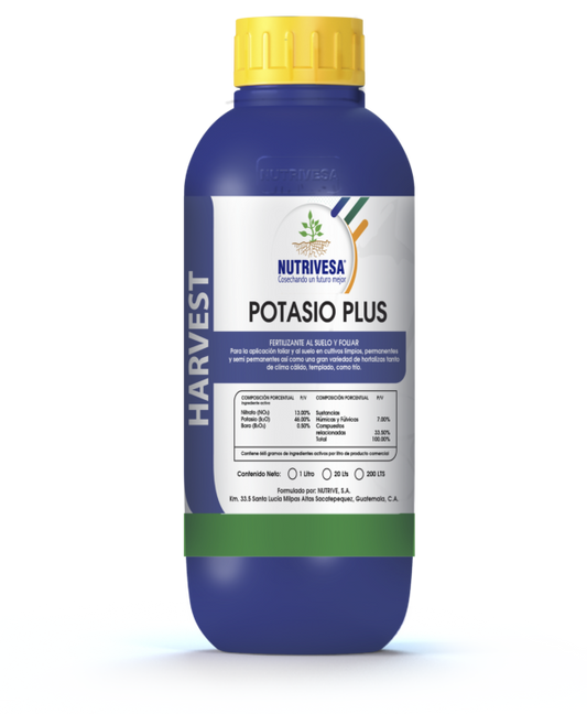 Potasio Plus 1 Litro - Fertilizante Foliar | Nutrivesa