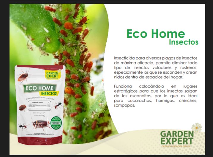 Elimina Insectos Ecológicamente: Garden Expert Eco Home 1 Kilo