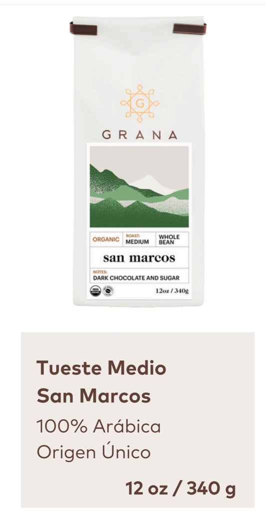 Café La Grana Guatemala Tueste Medio Orgánico San Marcos | 100% Arábica En Grano - Café Guatemalteco