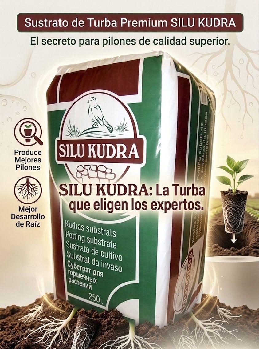 Sustrato Peat Moss Silu Kudra Paca 250 litros - Sustrato Orgánico | AgroTerra Guatemala