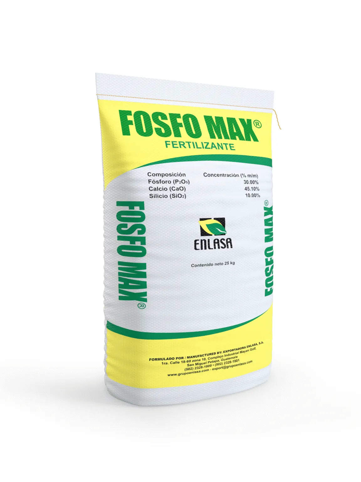 FOSFOMAX Granulado ENLASA 50 kg – Fertilizante Multimineral Enraizante | AgroTerra Guatemala