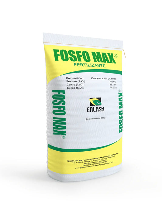 FOSFOMAX Granulado ENLASA 50 kg – Fertilizante Multimineral Enraizante | AgroTerra Guatemala